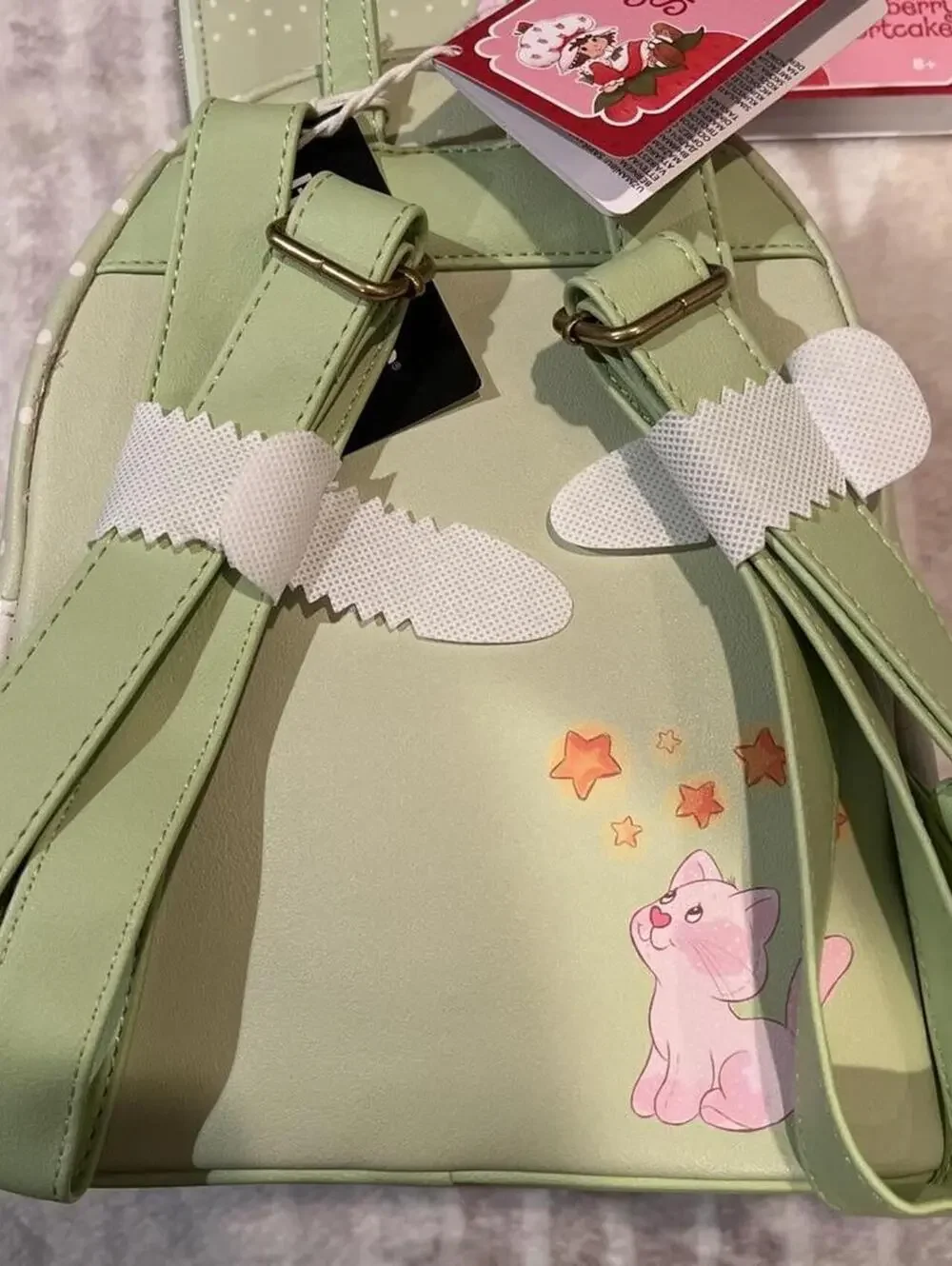 Loungefly Strawberry Shortcake Pie Toss Backpack Wallet Set NWT